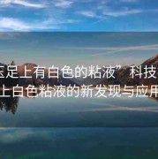 “玉足上有白色的粘液”科技揭秘，玉足上白色粘液的新發現與應用前景
